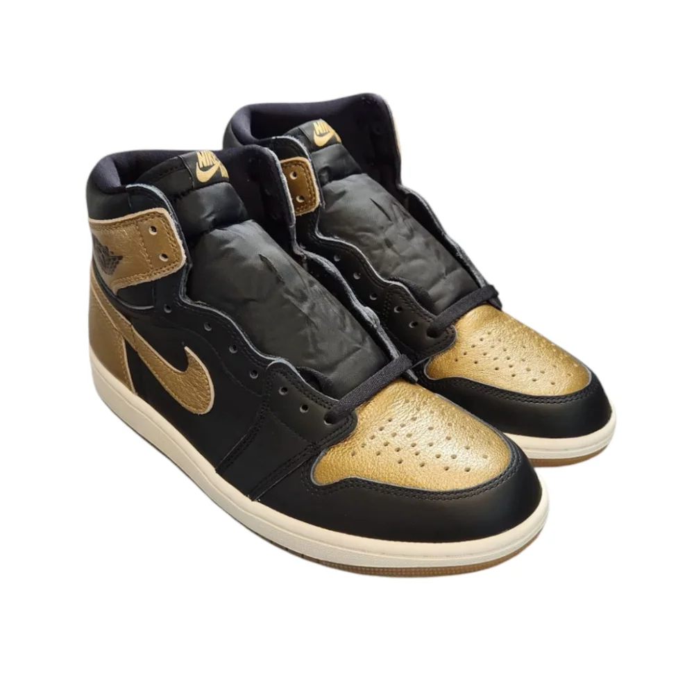 Mens Jordan‎ 1 High Metallic Gold